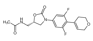 (S)-N-((3-(4-(3,6-dihydro-2H-pyran-4-yl)-3,5-difluorophenyl)-2-oxooxazolidin-5-yl)methyl)acetamide CAS:195816-74-1 manufacturer & supplier