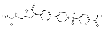 (S)-4-((4-(4-(5-(acetamidomethyl)-2-oxooxazolidin-3-yl)phenyl)-3,6-dihydropyridin-1(2H)-yl)sulfonyl)benzoic acid CAS:195817-35-7 manufacturer & supplier