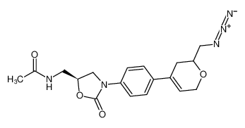 N-(((5S)-3-(4-(2-(azidomethyl)-3,6-dihydro-2H-pyran-4-yl)phenyl)-2-oxooxazolidin-5-yl)methyl)acetamide CAS:195817-77-7 manufacturer & supplier