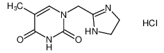 1-((4,5-dihydro-1H-imidazol-2-yl)methyl)-5-methylpyrimidine-2,4(1H,3H)-dione hydrochloride CAS:195819-58-0 manufacturer & supplier