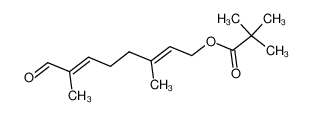 (2E,6E)-2,6-dimethyl-8-(2,2-dimethylpropanoyloxy)-2,6-octadienal CAS:195819-73-9 manufacturer & supplier