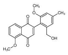 2-(2-Hydroxymethyl-6-methoxy-4-methyl-phenyl)-5-methoxy-[1,4]naphthoquinone CAS:195821-88-6 manufacturer & supplier