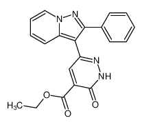 ethyl 3-oxo-6-(2-phenylpyrazolo[1,5-a]pyridin-3-yl)-2,3-dihydropyridazine-4-carboxylate CAS:195827-08-8 manufacturer & supplier