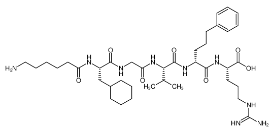 ((R)-2-((S)-2-(2-((S)-2-(6-aminohexanamido)-3-cyclohexylpropanamido)acetamido)-3-methylbutanamido)-5-phenylpentanoyl)-L-arginine CAS:195830-37-6 manufacturer & supplier