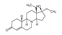 17β-Hydroxy-13β,17α-diethyl-8-aza-gonen-(4)-on-(3) CAS:19586-11-9 manufacturer & supplier