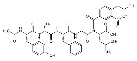 L-Leucine,N-acetyl-L-tyrosyl-L-alanyl-L-phenylalanylglycyl-4-(2-hydroxyethyl)-3-nitrobenzoyl- CAS:195869-62-6 manufacturer & supplier