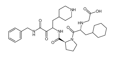 ((2R)-1-((2S)-2-((4-(benzylamino)-3,4-dioxo-1-(piperidin-4-yl)butan-2-yl)carbamoyl)pyrrolidin-1-yl)-3-cyclohexyl-1-oxopropan-2-yl)glycine CAS:195876-83-6 manufacturer & supplier