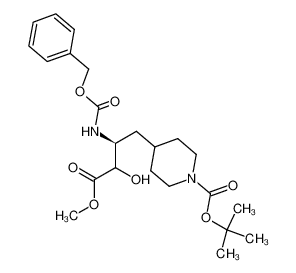 4-((S)-2-Benzyloxycarbonylamino-3-hydroxy-3-methoxycarbonyl-propyl)-piperidine-1-carboxylic acid tert-butyl ester CAS:195877-57-7 manufacturer & supplier