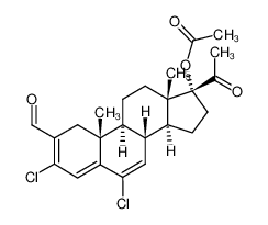 3,6-Dichlor-17-acetoxy-20-oxo-Δ2,4,6-pregnatrien-2-carbaldehyd CAS:19588-25-1 manufacturer & supplier