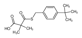 2-(4-tert-Butyl-benzylsulfanylcarbonyl)-2-methyl-propionic acid CAS:195883-21-7 manufacturer & supplier