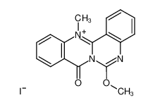 6-Methoxy-8-oxo-8H-13-methyl-chinazolino(4,3-b)chinazoliniumiodid CAS:19589-55-0 manufacturer & supplier