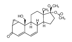 19-Hydroxy-17-acetoxy-1α.2α-methylen-Δ4.6-pregnadiendion-(3.20) CAS:19592-27-9 manufacturer & supplier