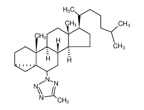 2-(3α,5α-cyclo-cholestan-6-yl)-5-methyl-2H-tetrazole CAS:19595-26-7 manufacturer & supplier