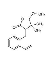 5-methoxy-4,4-dimethyl-3-(2-vinylbenzyl)dihydrofuran-2(3H)-one CAS:195969-55-2 manufacturer & supplier