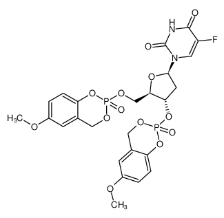 Uridine,2'-deoxy-5-fluoro-3',5'-bis-O-(6-methoxy-2-oxido-4H-1,3,2-benzodioxaphosphorin-2-yl)- CAS:195971-29-0 manufacturer & supplier