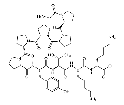 L-Lysine,glycyl-L-prolyl-L-prolyl-L-prolyl-L-prolyl-L-prolyl-L-tyrosyl-L-threonyl-L-lysyl- CAS:195972-59-9 manufacturer & supplier