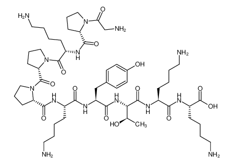 glycyl-L-prolyl-L-lysyl-L-prolyl-L-prolyl-L-lysyl-L-tyrosyl-L-threonyl-L-lysyl-L-lysine CAS:195973-24-1 manufacturer & supplier