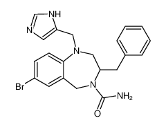 1-((1H-imidazol-5-yl)methyl)-3-benzyl-7-bromo-1,2,3,5-tetrahydro-4H-benzo[e][1,4]diazepine-4-carboxamide CAS:195978-54-2 manufacturer & supplier