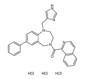 (1-((1H-imidazol-4-yl)methyl)-7-phenyl-1,2,3,5-tetrahydro-4H-benzo[e][1,4]diazepin-4-yl)(isoquinolin-1-yl)methanone trihydrochloride CAS:195979-55-6 manufacturer & supplier