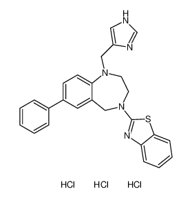 2-(1-((1H-imidazol-4-yl)methyl)-7-phenyl-1,2,3,5-tetrahydro-4H-benzo[e][1,4]diazepin-4-yl)benzo[d]thiazole trihydrochloride CAS:195981-25-0 manufacturer & supplier