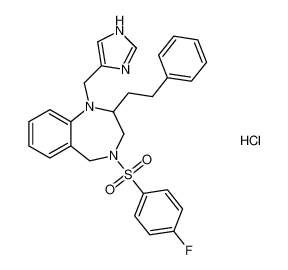 1-((1H-imidazol-4-yl)methyl)-4-((4-fluorophenyl)sulfonyl)-2-phenethyl-2,3,4,5-tetrahydro-1H-benzo[e][1,4]diazepine hydrochloride CAS:195982-39-9 manufacturer & supplier