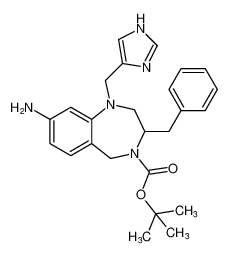 tert-butyl 1-((1H-imidazol-4-yl)methyl)-8-amino-3-benzyl-1,2,3,5-tetrahydro-4H-benzo[e][1,4]diazepine-4-carboxylate CAS:195984-28-2 manufacturer & supplier