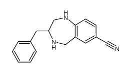 3-BENZYL-7-CYANO-2,3,4,5-TETRAHYDRO-1H-BENZODIAZEPINE CAS:195984-90-8 manufacturer & supplier