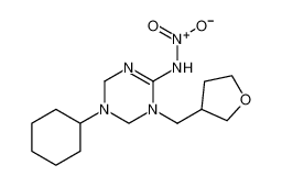 N-(5-cyclohexyl-1-((tetrahydrofuran-3-yl)methyl)-1,4,5,6-tetrahydro-1,3,5-triazin-2-yl)nitramide CAS:195986-53-9 manufacturer & supplier