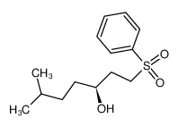 (S)-1-Benzenesulfonyl-6-methyl-heptan-3-ol CAS:195988-81-9 manufacturer & supplier