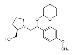 (2R)-(+)-2-hydroxymethyl-1-[4'-methoxyphenyl (2-tetrahydropyranyloxy)ethyl]pyrrolidine CAS:195991-72-1 manufacturer & supplier