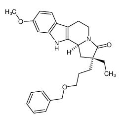 2-(3-benzyloxy-propyl)-2-ethyl-9-methoxy-1,2,5,6,11,11b-hexahydro-indolizino[8,7-b]indol-3-one CAS:19605-86-8 manufacturer & supplier