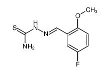 5-fluoro-2-methoxy-benzaldehyde thiosemicarbazone CAS:19607-92-2 manufacturer & supplier