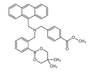 methyl 4-(((anthracen-9-ylmethyl)(2-(5,5-dimethyl-1,3,2-dioxaborinan-2-yl)benzyl)amino)methyl)benzoate CAS:196085-74-2 manufacturer & supplier