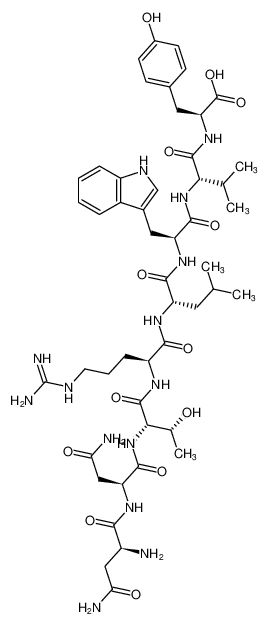 L-asparaginyl-L-asparaginyl-L-threonyl-L-arginyl-L-leucyl-L-tryptophyl-L-valyl-L-tyrosine CAS:196087-08-8 manufacturer & supplier