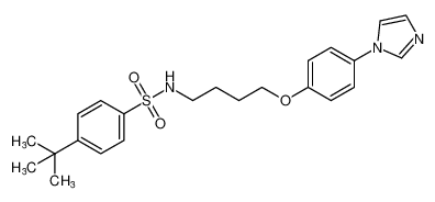 N-(4-(4-(1H-imidazol-1-yl)phenoxy)butyl)-4-(tert-butyl)benzenesulfonamide CAS:196088-55-8 manufacturer & supplier