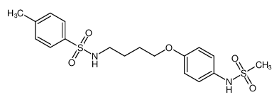 4-methyl-N-(4-(4-(methylsulfonamido)phenoxy)butyl)benzenesulfonamide CAS:196089-53-9 manufacturer & supplier