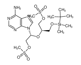 2',3'-di-O-mesyl-5'-O-TBDMS-2',3'-secoadenosine CAS:196093-87-5 manufacturer & supplier