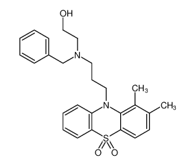 10-(3-(benzyl(2-hydroxyethyl)amino)propyl)-1,2-dimethyl-10H-phenothiazine 5,5-dioxide CAS:196097-05-9 manufacturer & supplier