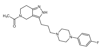 1-(3-(3-(4-(4-fluorophenyl)piperazin-1-yl)propyl)-2,4,6,7-tetrahydro-5H-pyrazolo[4,3-c]pyridin-5-yl)ethan-1-one CAS:196100-27-3 manufacturer & supplier