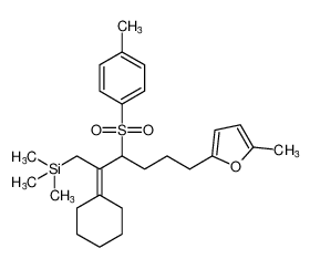 (2-cyclohexylidene-6-(5-methylfuran-2-yl)-3-tosylhexyl)trimethylsilane CAS:196105-23-4 manufacturer & supplier