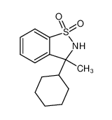 3-cyclohexyl-3-methyl-2,3-dihydrobenzo(1,2-d)isothiazole 1,1-dioxide CAS:196106-83-9 manufacturer & supplier