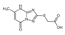 2-((5-methyl-7-oxo-4,7-dihydro-[1,2,4]triazolo[1,5-a]pyrimidin-2-yl)thio)acetic acid CAS:196119-69-4 manufacturer & supplier