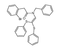 N-Benzyl-2-(2-bromophenyl)-N-(2,2-bis(phenylsulfanyl)ethenyl)acetamide CAS:196191-22-7 manufacturer & supplier