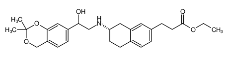 ethyl 3-((7S)-7-((2-(2,2-dimethyl-4H-benzo[d][1,3]dioxin-7-yl)-2-hydroxyethyl)amino)-5,6,7,8-tetrahydronaphthalen-2-yl)propanoate CAS:196195-35-4 manufacturer & supplier