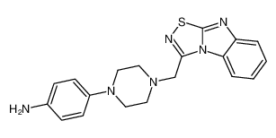 3-{[4-(4-amino)phenylpiperazinyl]methyl}-1,2,4-thiadiazolo [4,5-a]benzimidazole CAS:196196-83-5 manufacturer & supplier