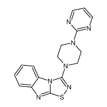 3-(4-(pyrimidin-2-yl)piperazin-1-yl)benzo[4,5]imidazo[1,2-d][1,2,4]thiadiazole CAS:196197-15-6 manufacturer & supplier