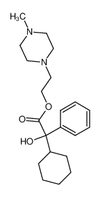 cyclohexyl-hydroxy-phenyl-acetic acid 2-(4-methyl-piperazin-1-yl)-ethyl ester CAS:1962-61-4 manufacturer & supplier