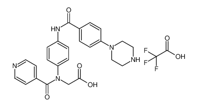 N-isonicotinoyl-N-(4-(4-(piperazin-1-yl)benzamido)phenyl)glycine compound with 2,2,2-trifluoroacetic acid (1:1) CAS:196203-79-9 manufacturer & supplier