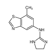 N-(4,5-dihydro-1H-imidazol-2-yl)-7-methylbenzo[d]thiazol-5-amine CAS:196204-85-0 manufacturer & supplier