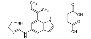 (E)-7-(but-2-en-2-yl)-N-(4,5-dihydro-1H-imidazol-2-yl)-1H-indol-5-amine maleate CAS:196204-96-3 manufacturer & supplier